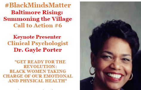 BMHA Baltimore Rising with Dr Gayle Porter