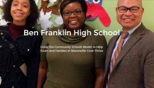 Ben Franklin High School leverages trauma informed principles.