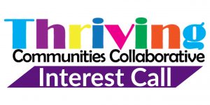 Thriving Communities Collaborative Interest Calls Event Banner